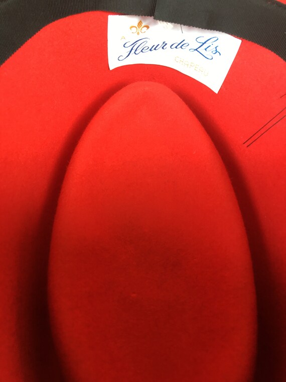 Fleur de Lis vintage designer hat - image 4