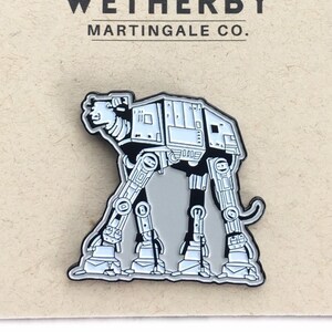 Sighthound AT-AT Walker Enamel Pin - Collab with Anubis the Greyt (Pins for Greyhound Lovers, Sighthounds, Star Wars, Italian Greyhounds)