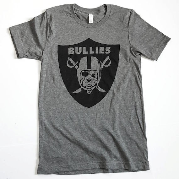 Oakland Bullies Gray Unisex Crewneck Shirts For Pitbull Etsy