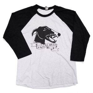 SALE! Fast As Hell Unisex Baseball Shirt (Shirts for Greyhound Lovers; Sighthounds, Galgos, Borzois, Salukis, Whippets, Iggies)