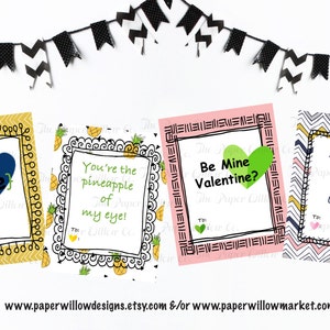 Mod-Love Valentinstag-DIY Printable-Urlaub Karte-SOFORT DOWNLOAD-Feiertage-Valentinstag-Modern-Mod-Herzen