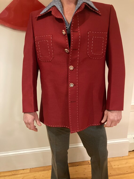 Leisure suit jacket top