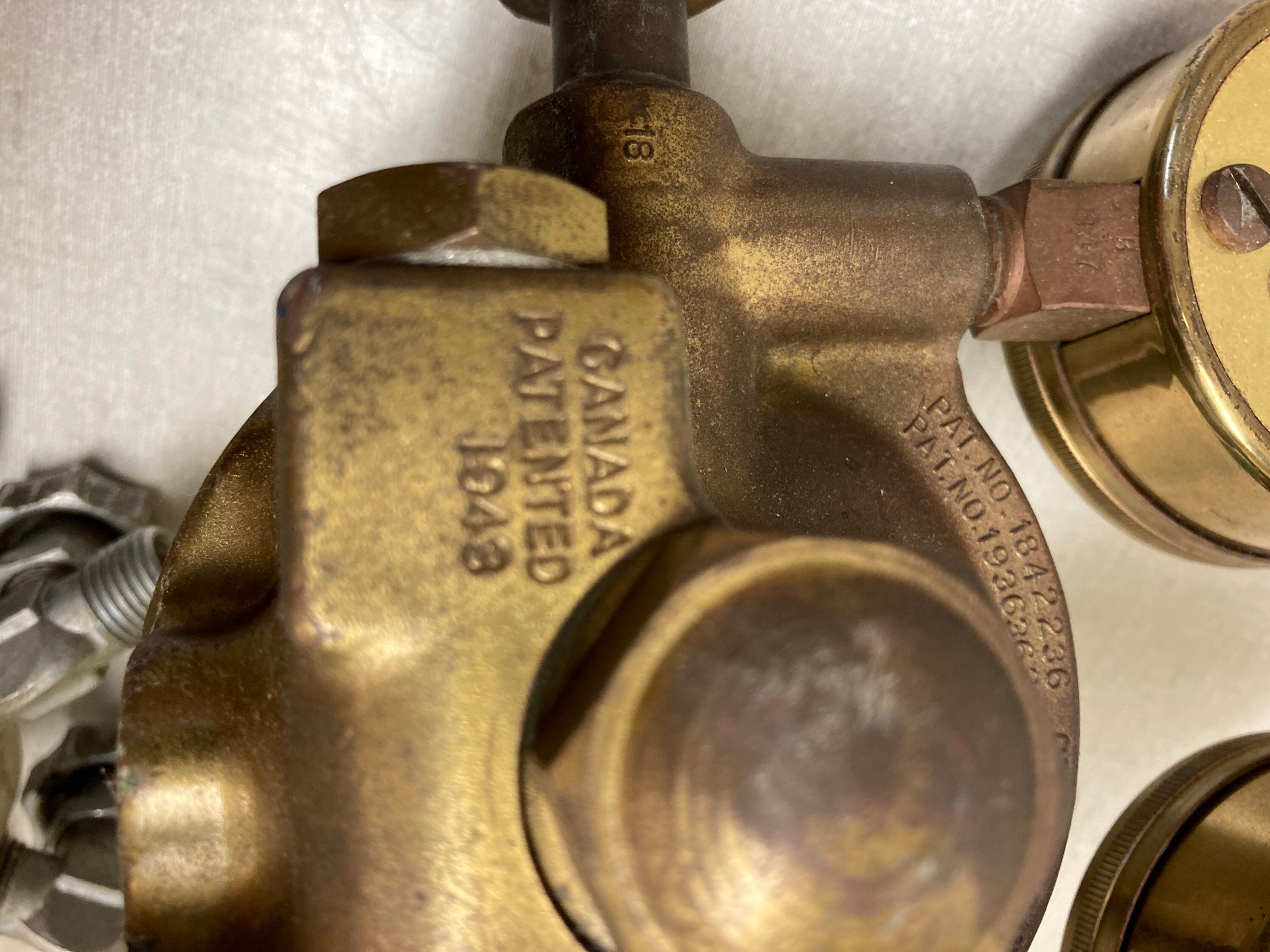 Vintage gas tank regulator gauges multi valve Etsy.de