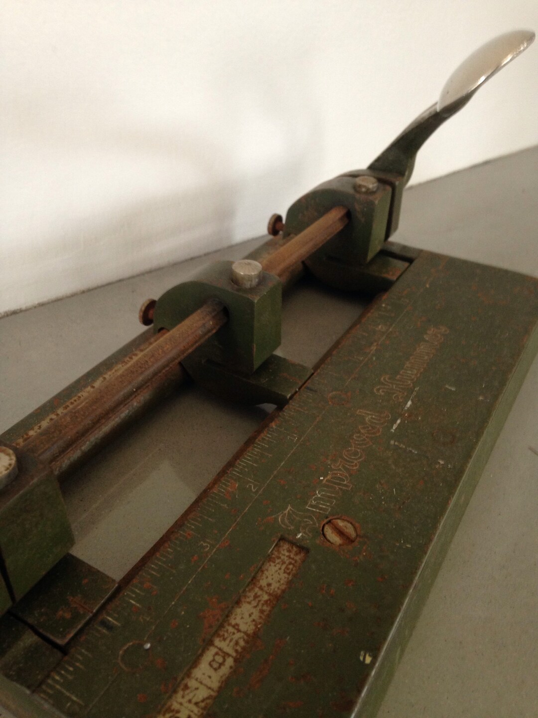 Vintage Paper Punch 3 Hole Industrial Office Home Decor Etsy