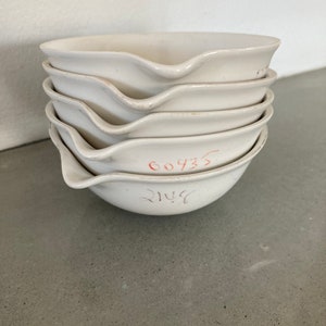 vintage porcelain crucibles