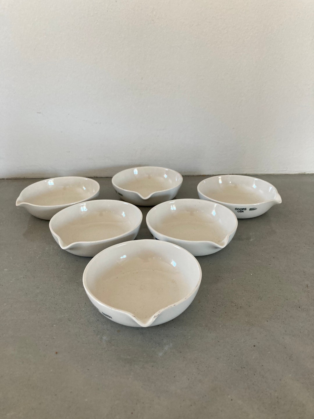 Vintage Porcelain Crucibles by Coors Etsy