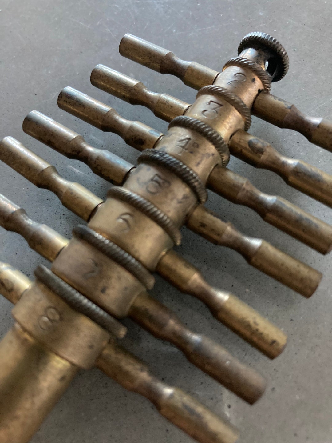 Vintage Brass Cork Borer Etsy