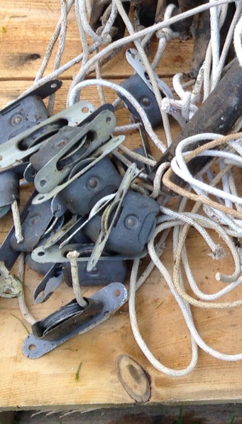 Vintage Window Pulleys From 1935 Craftsman Bungalow Etsy