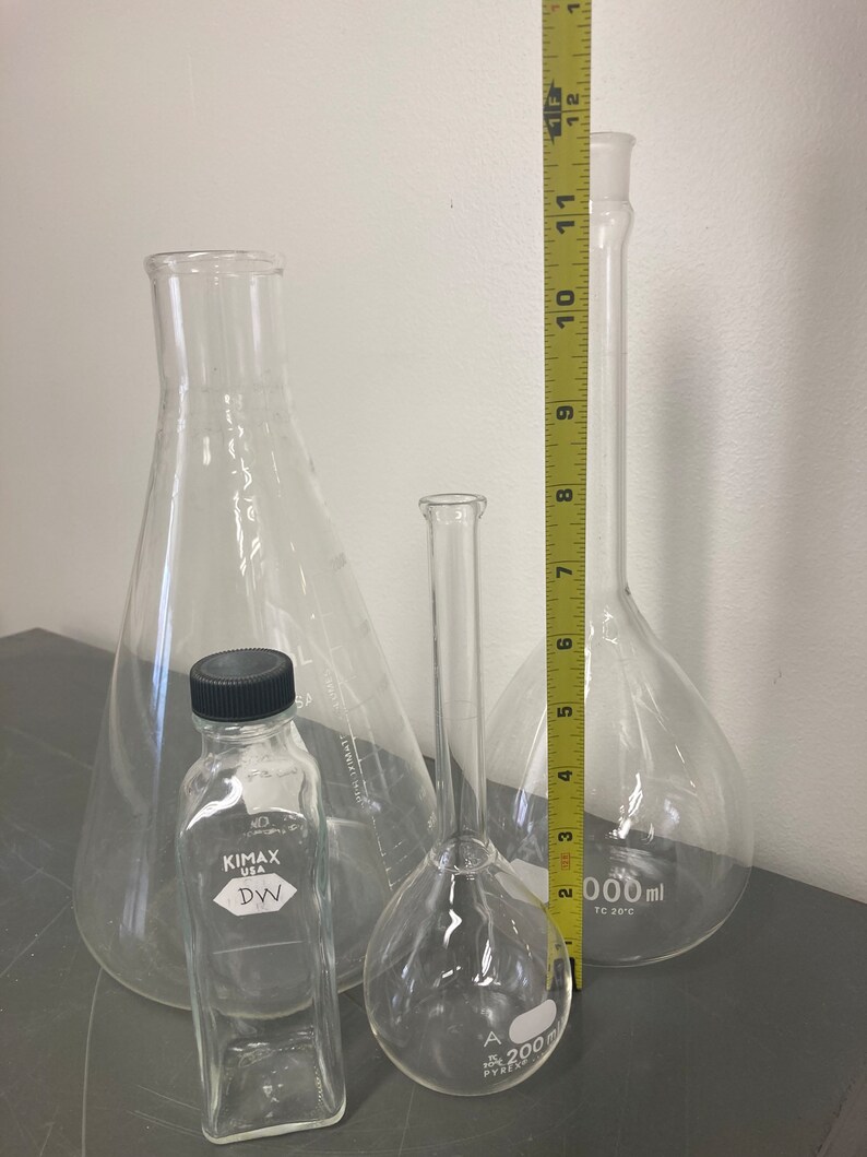 Vintage Laboratory Glassware Etsy