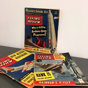 vintage aviation magazines 60s