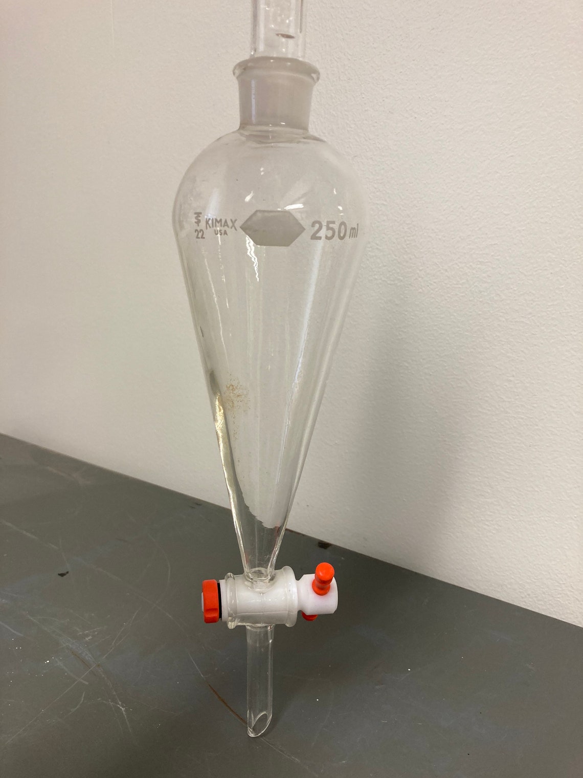 Vintage Pyrex Separatory Funnel 250 Ml Etsy
