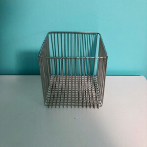 vintage metal basket