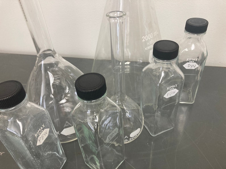 Vintage Laboratory Glassware Etsy