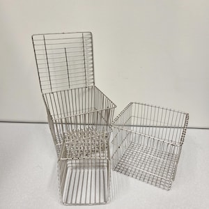 vintage metal baskets