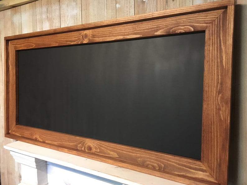 Kitchen Menu Menu Board Rustic Frame 24 x 48\u201d Rustic Framed Chalkboard Rustic Wedding Chalkboard