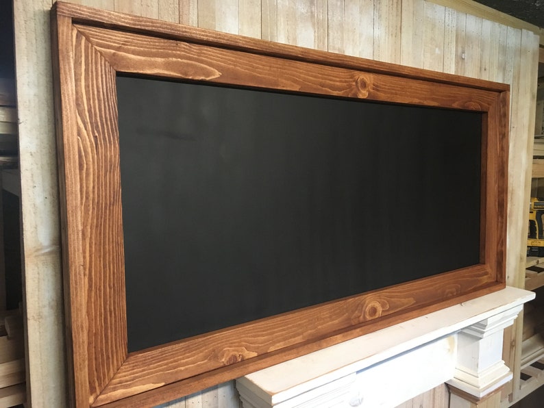 Kitchen Menu Menu Board Rustic Frame 24 x 48\u201d Rustic Framed Chalkboard Rustic Wedding Chalkboard