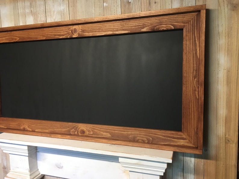 Kitchen Menu Menu Board Rustic Frame 24 x 48\u201d Rustic Framed Chalkboard Rustic Wedding Chalkboard