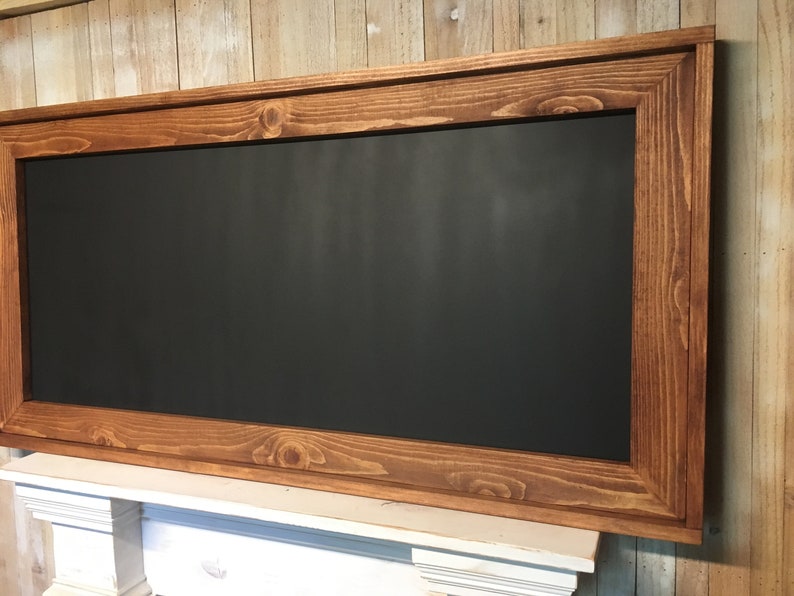 Kitchen Menu Menu Board Rustic Frame 24 x 48\u201d Rustic Framed Chalkboard Rustic Wedding Chalkboard