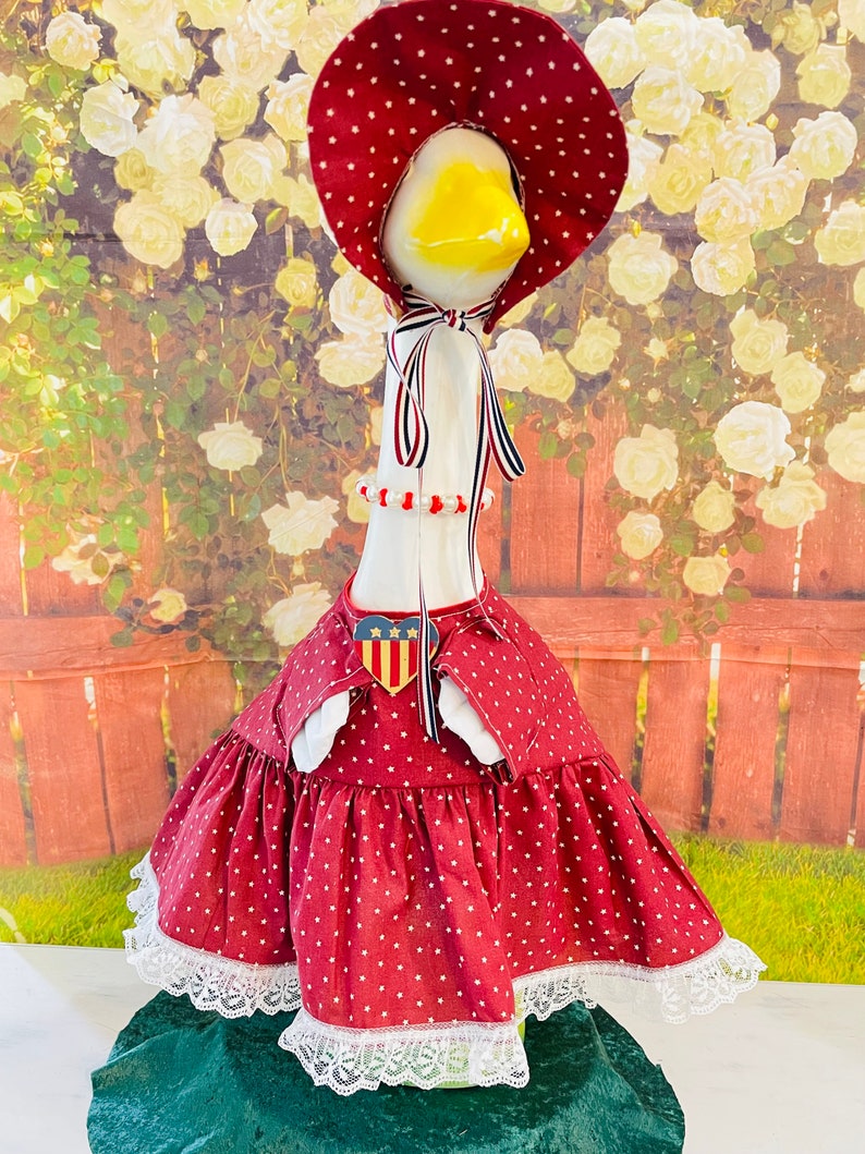 Independence Day Garden Goose Outfit/lawn Goose Clothes/ Etsy
