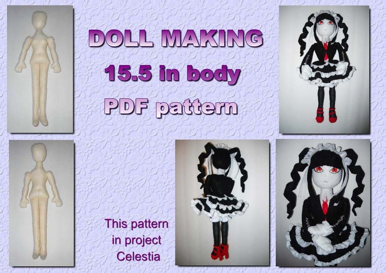 doll fabric pattern