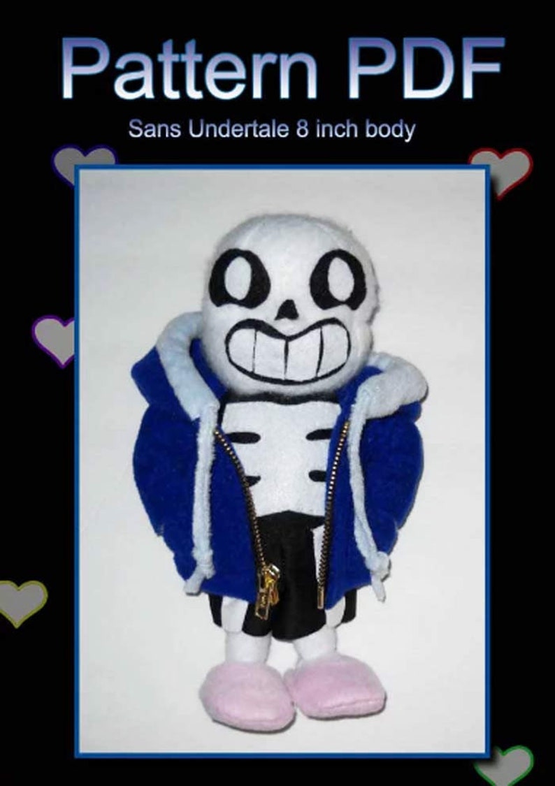 Sans plush pattern