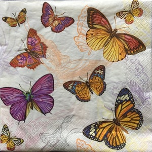 Serviettes en papier - éphémères pour découpage, scrapbooking, fabrication de cartes, collage, création artistique