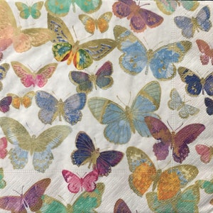 Servilletas de papel: material efímero para decoupage, scrapbooking, fabricación de tarjetas, collage, arte alterado y manualidades