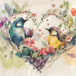 Servilletas de papel (juego de 4) - Efímeras para decoupage, fabricación de tarjetas, collage, arte alterado y manualidades