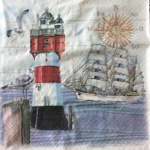 Paper Napkins - Ephemera for Decoupage,  Altered Art and Crafts - Set of 4 Lunch napkins