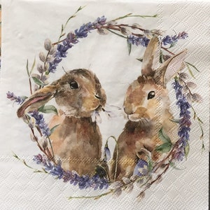 Servilletas para decoupage - Juego de 4 - Servilletas de papel para decoupage - Ephemera
