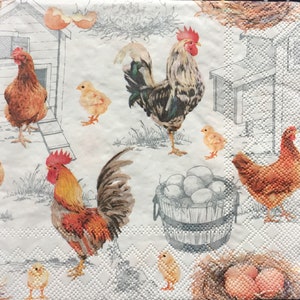 Serviettes en papier pour découpage - éphémères pour le scrapbooking, la fabrication de cartes, le collage, le découpage, la retouche d'art et l'artisanat