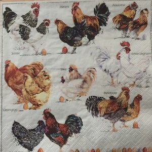 Serviettes en papier - éphémères pour le scrapbooking, la fabrication de cartes, le collage, le découpage, les créations artistiques et les créations artisanales