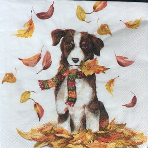Guardanapos de papel - coisas efêmeras para decoupage, confecção de cartões, colagens e artesanato - conjunto de 4