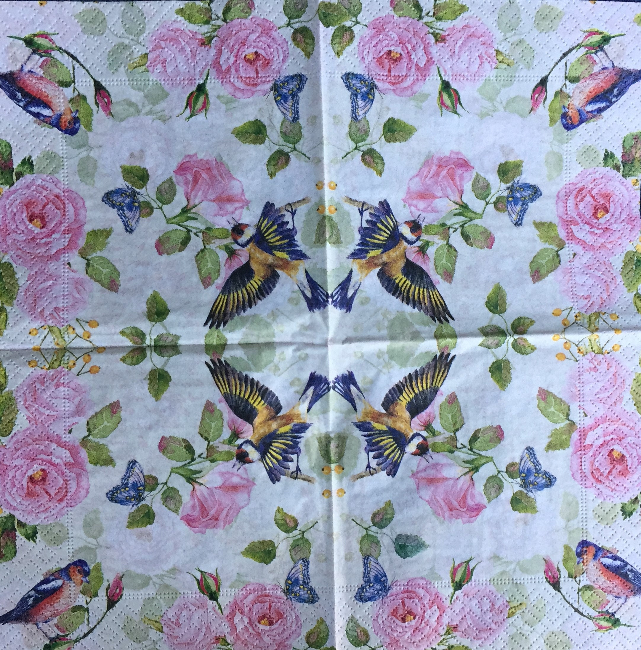 Tovaglioli Per Decoupage Uccellini Sul Ramo Arti E Grafica Busta Da 2 Pezzi 25x25 Cm - Foto 5