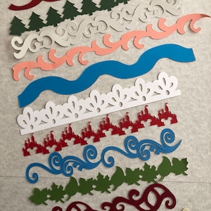 Miscellaneous Borders/Embellishments Grab Bag #2 für Scrapbook Seiten & Kartenherstellung - 30 Stück wie in den Fotos gezeigt, alle Gelegenheit