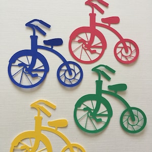 Triciclo Diecuts - Niño, Juego Tema Scrapbooking, Tarjetas, Decoraciones, Manualidades de papel