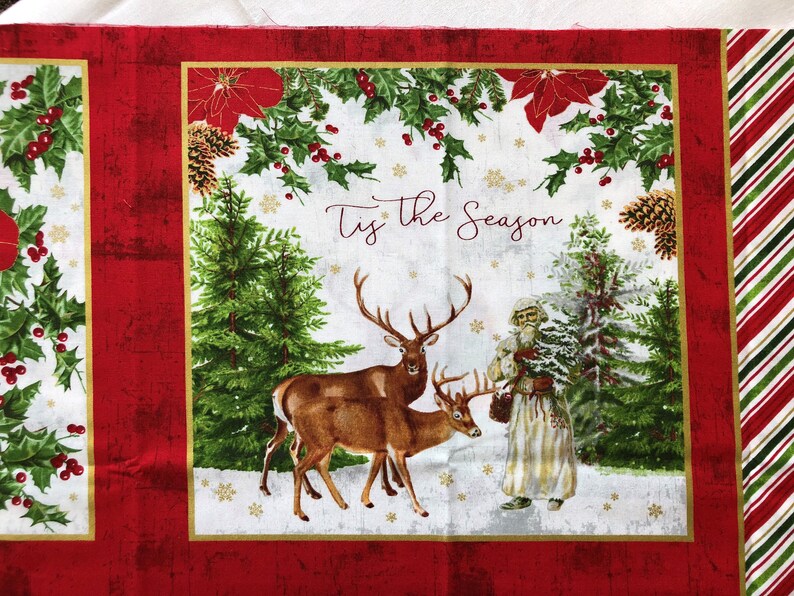 Sewing Quilting Panel Wallhanging Quilting Panel Cotton Quilting Panel Quilting Panel Quilting Panel Christmas Christmas Quilting