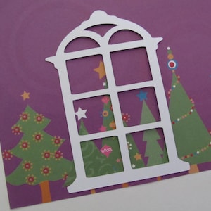 Raamstansen | Raamstansen met zes ruiten | Witte raamstansen |  Vensters voor scrapbooking | Raamstansen voor kaarten |  Raamaccenten