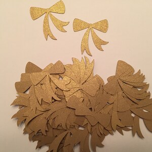 Noeud doré découpé | Nœuds perlés dorés scintillants | Découpes à noeud papillon Scrapbooking | Fabrication de cartes avec noeuds dorés | Noeuds en papier dorés | Noeuds de Noël en or