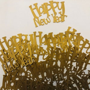 20 Happy New Year-stansvormen voor scrapbooking, kaarten maken en andere vormen van papier