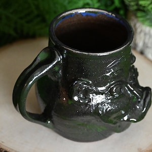 Silver Rim Face Mug