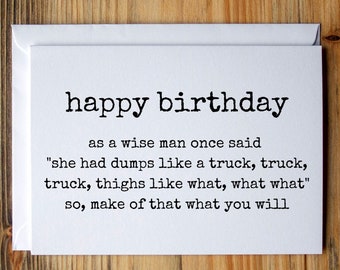 Funny Birthday Card, Best friend birthday card, Birthday card for him, Bday card best friend, Birthday card friend, Lesbian birthday card