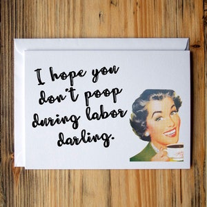 Funny Baby Shower Card, New baby card, New mom card,  Congrats Pregnancy, Baby shower gift, Mom to be card, Congratulations pregnancy card