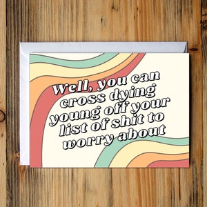Funny Birthday card, Over the Hill card, 50th Birthday card, 40th Birthday Card, Birthday card for mom, Birthday card for dad, Grandma Bday