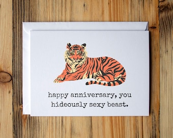 Anniversary Card, Funny Anniversary Card, Anniversary Card for Husband, Anniversary card for Wife, Wedding Anniversary, Card for Boyfriend