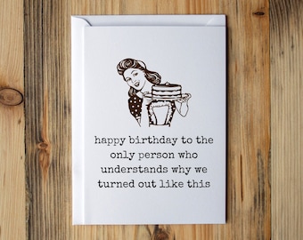 Best Friend Birthday Card, Funny Birthday Card, Bday card best friend, Birthday card friend, Funny bday card, Funny card for friend