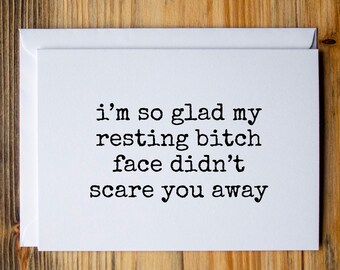 Anniversary Card, Funny Anniversary Card, Anniversary Card for Husband, Anniversary card for Wife, Card for Boyfriend, thank you for being