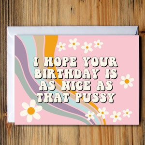 Birthday Card for Wife, Funny Birthday card, Birthday card Girlfriend, Funny card for wife, Lesbian birthday card, Dirty birthday card