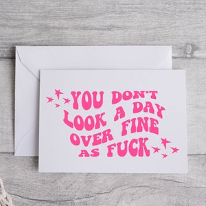 Funny Birthday Card, Birthday card for wife, Birthday card for husband, 30th birthday card, Birthday card for friend, Sarcastic b-day card image 1