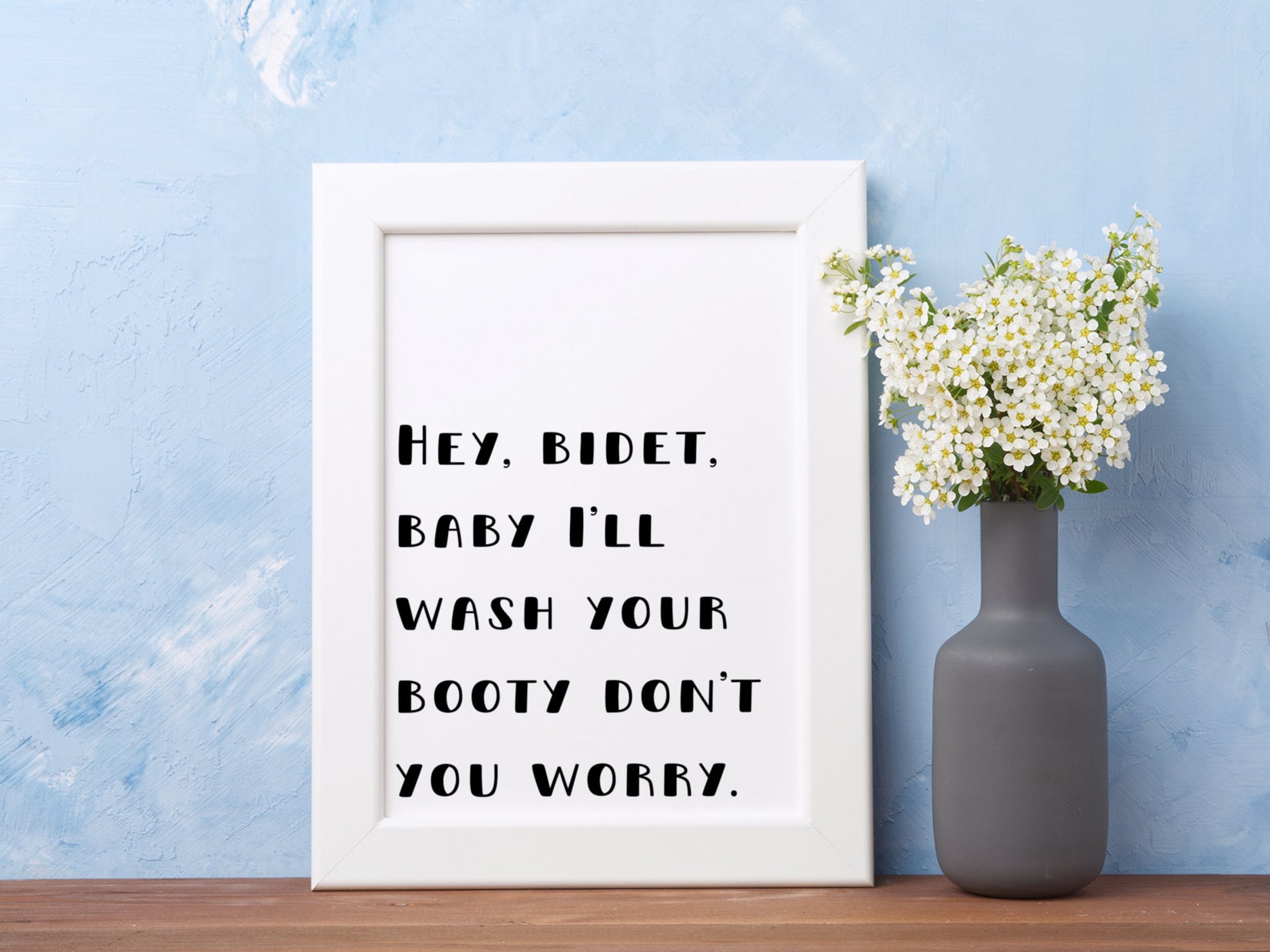 Bidet Wall Art Bidet Sign Bidet Art Print Rap Lyrics Wall Etsy